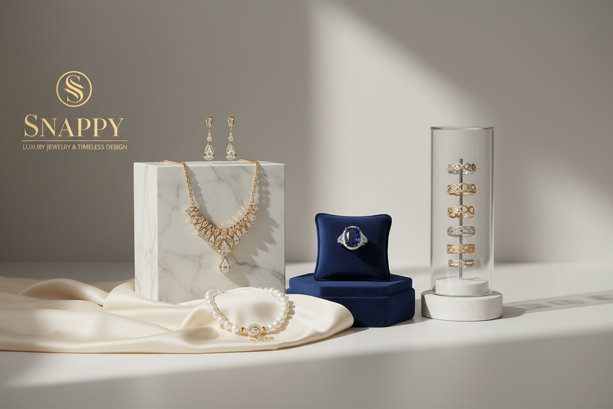 Elegant Jewelry Store Banner for Snappy